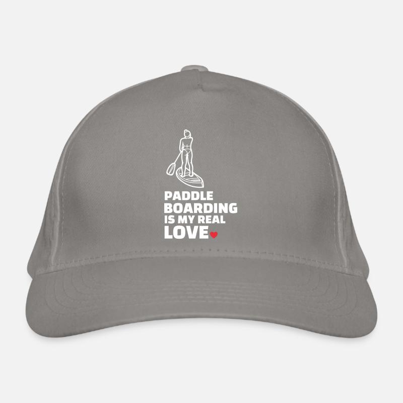 Ich Liebe Paddleboarding Bio-Baseballkappe