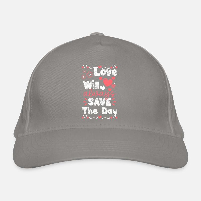 romantic girlfriend in love partner Organic Baseball Cap