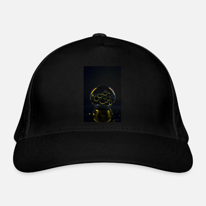 Bubbles in a blister yellow 1 Organic Baseball Cap
