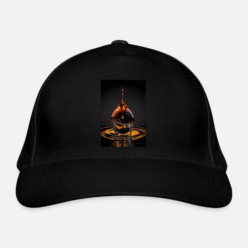 Tropfen magma 4 Bio-Baseballkappe