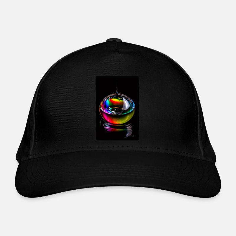 Drop arc-en-ciel 6 Casquette classique bio