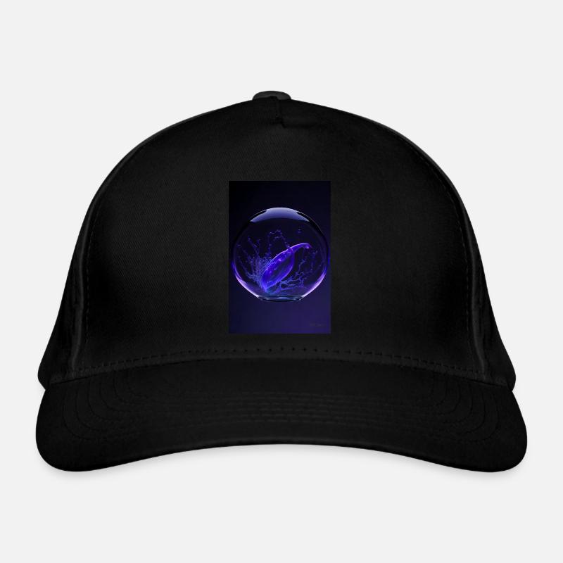 Kaos dans une bulle violette 2 Casquette classique bio