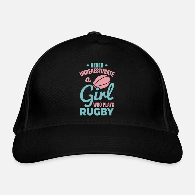 Joueuse de rugby filles Casquette classique bio