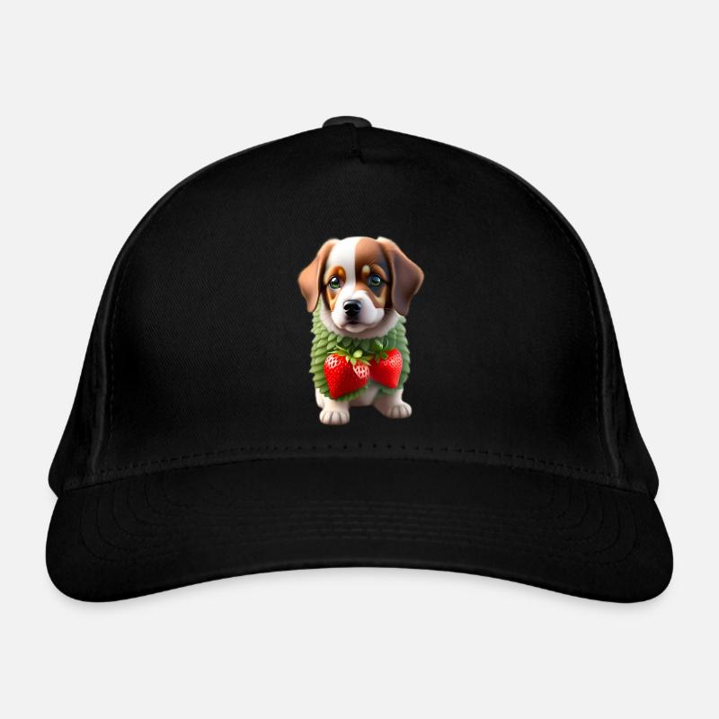 Chien aux fraises Casquette classique bio