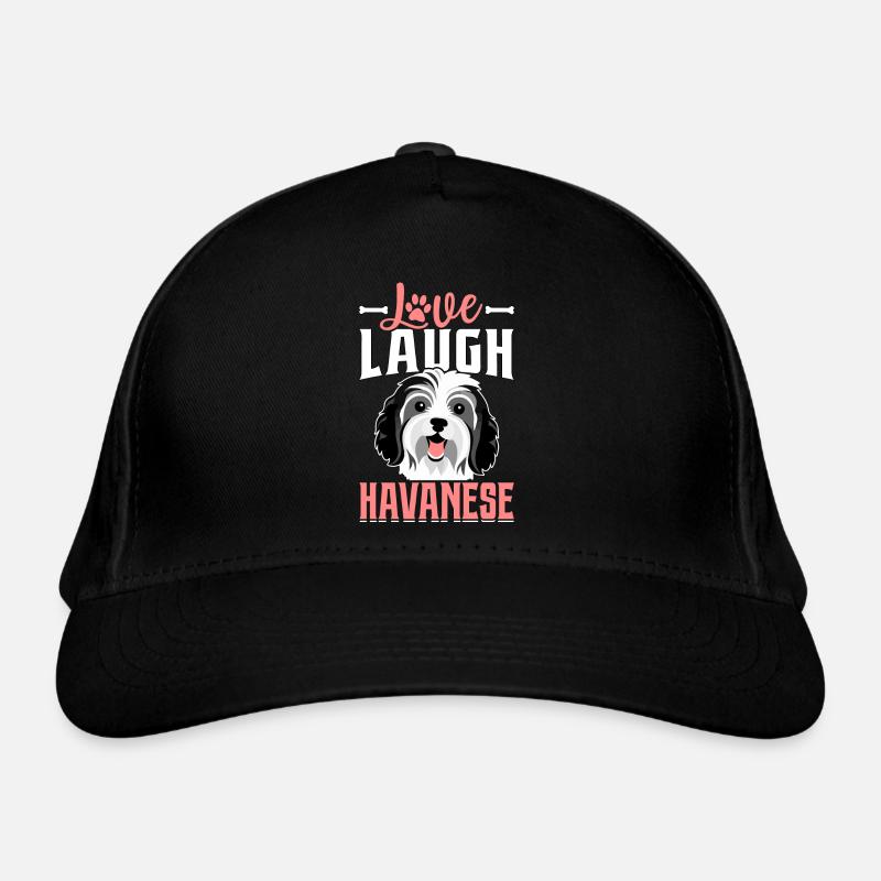 Love Laugh Havanese Bio-Baseballkappe