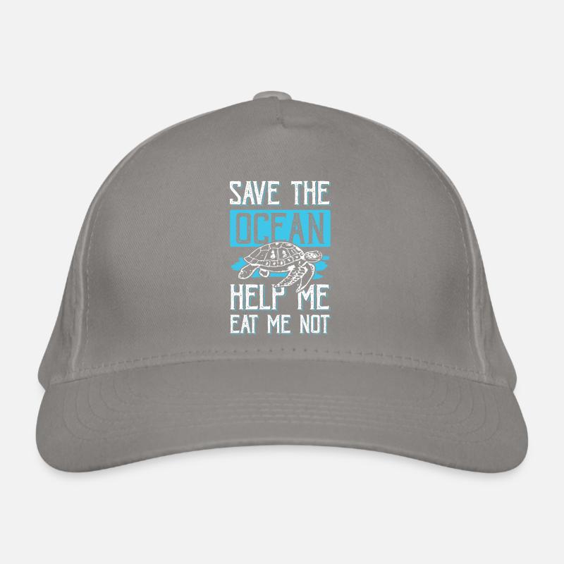 save the ocean schildkröte Bio-Baseballkappe