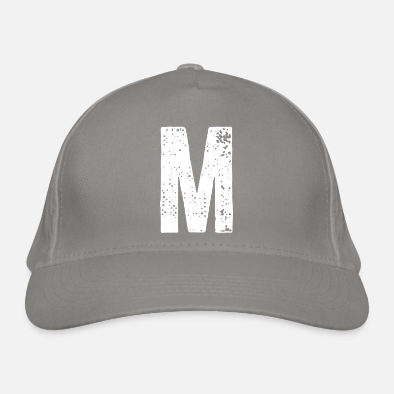 M-Buchstabe Bio-Baseballkappe