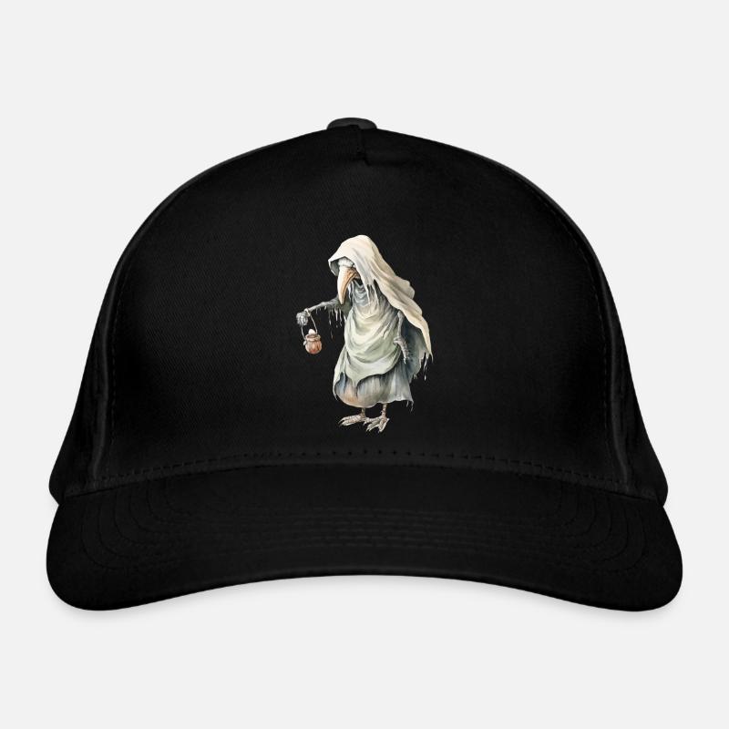 Mythical creature with death mask and lantern Organic Baseball Cap