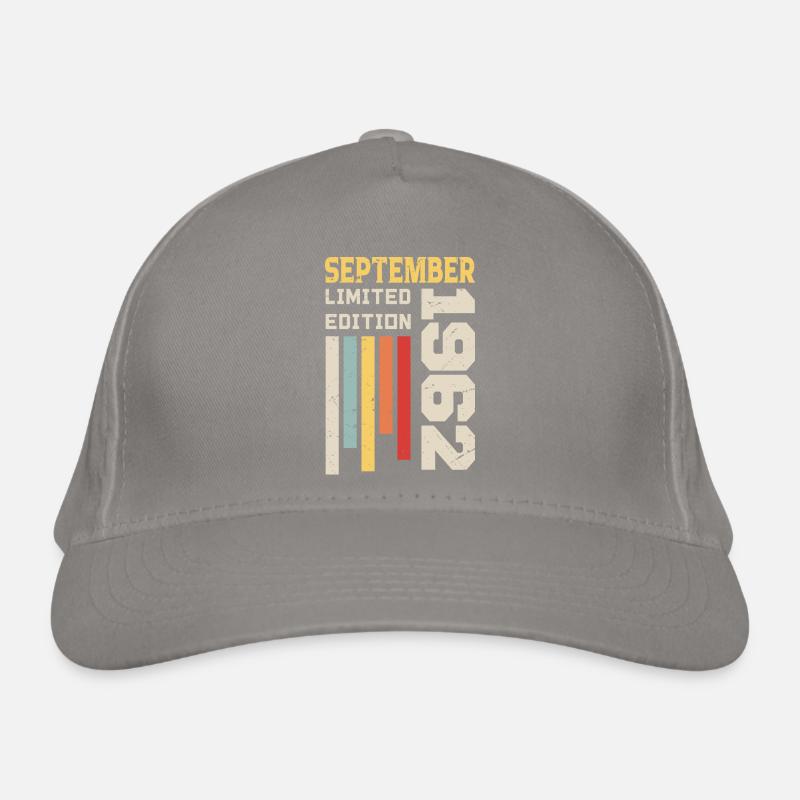 September 1962 Geburtstagsgeschenk September 1962 Bio-Baseballkappe