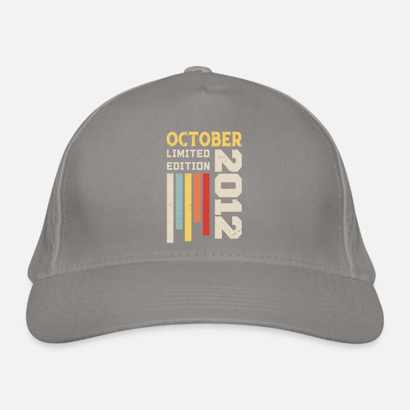 Oktober 2012 - Oktober 2012 Geburtstagsgeschenk Bio-Baseballkappe