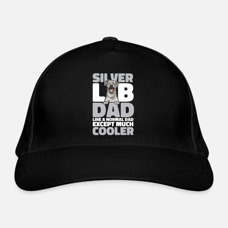 Silver Labrador Retriever Silver Lab Casquette classique bio