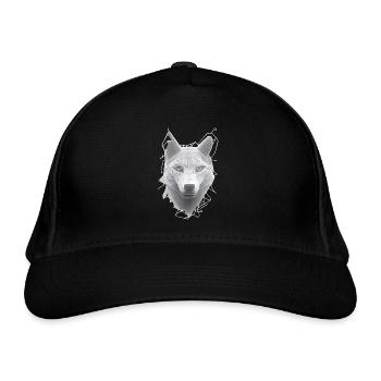Polygon Wolf - Bio-Baseballkappe - Schwarz - Vorne