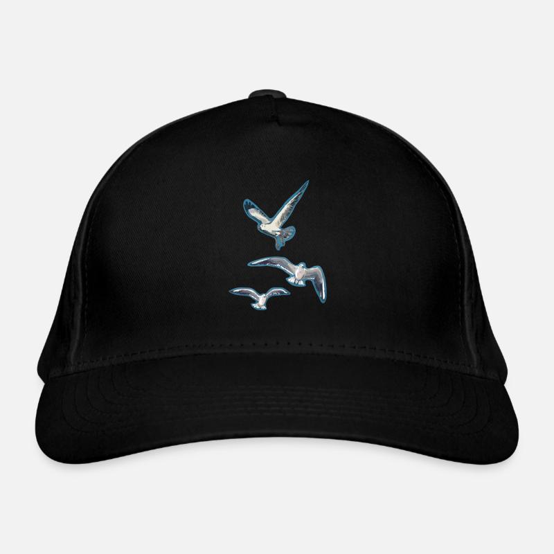 Mouettes abstraites Casquette classique bio