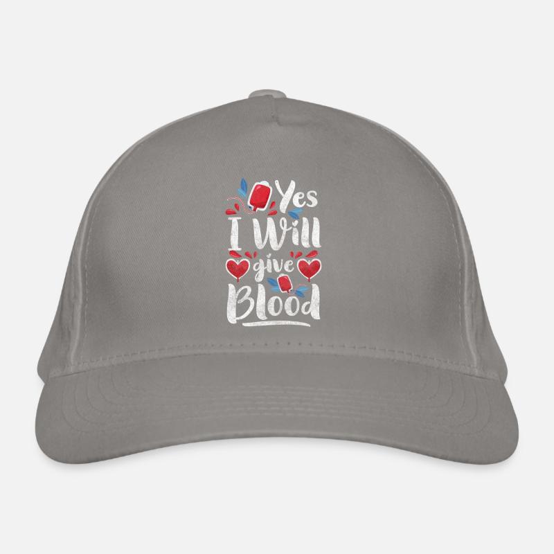 Blood Help Community Honor Organic Baseball Cap