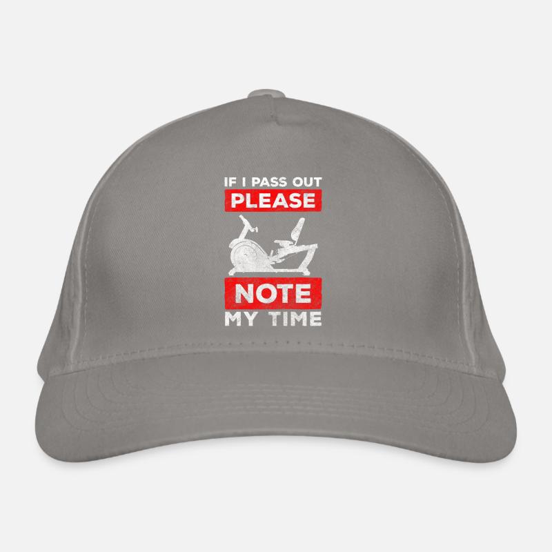 Rowing Machine Trainer Strengthening Sculling Organic Baseball Cap