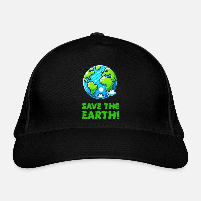 Earth Planet Save the Earth Casquette classique bio