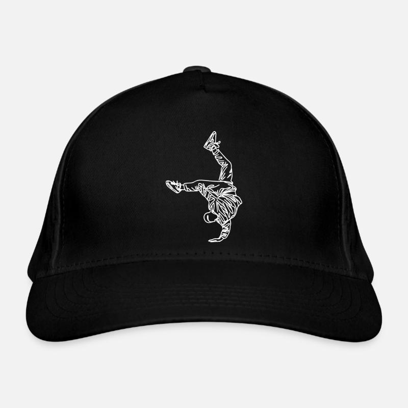 Breakdancer Skizze Bio-Baseballkappe