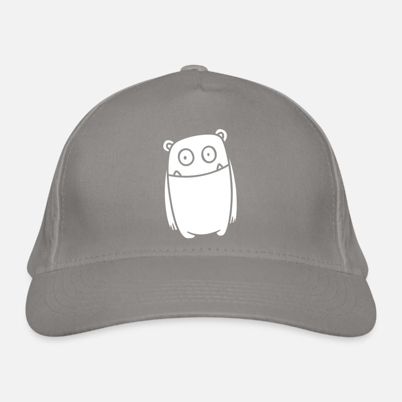 Monster Cheerful - Conception de bande dessinée Kawaii drôle Casquette classique bio