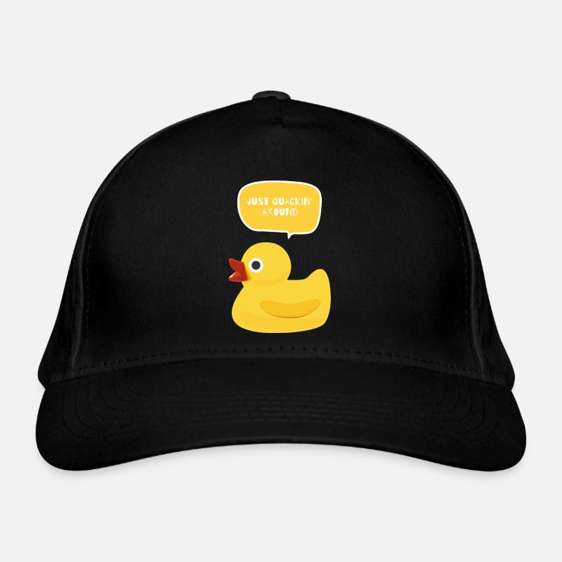 Just Quackin’ Around Duck Design Bio-Baseballkappe