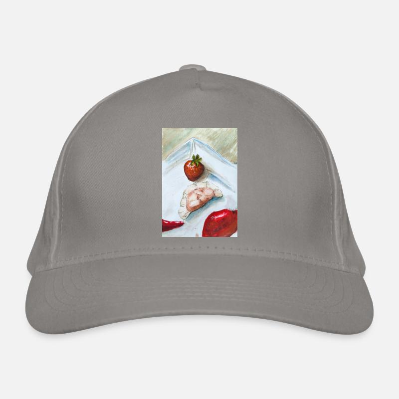 Nature morte fraise-gingembre Casquette classique bio