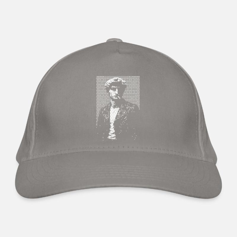 Portrait de silhouette en demi-teinte de David Michelangelo Casquette classique bio