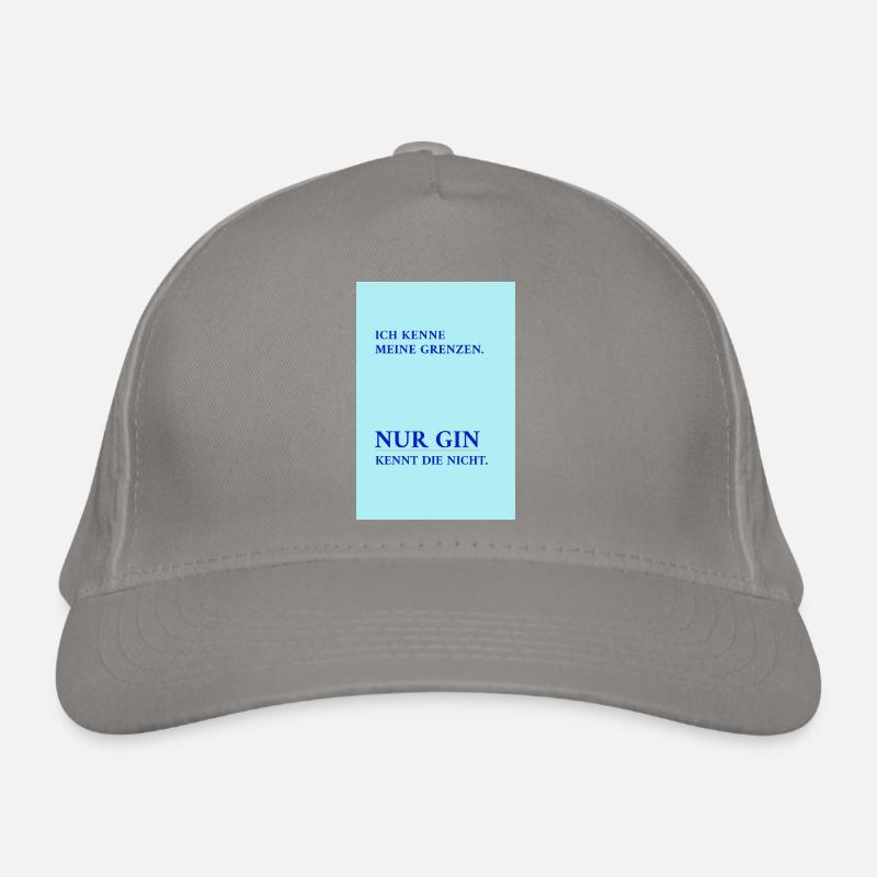 Only gin knows my limits – funny saying Organic Baseball Cap