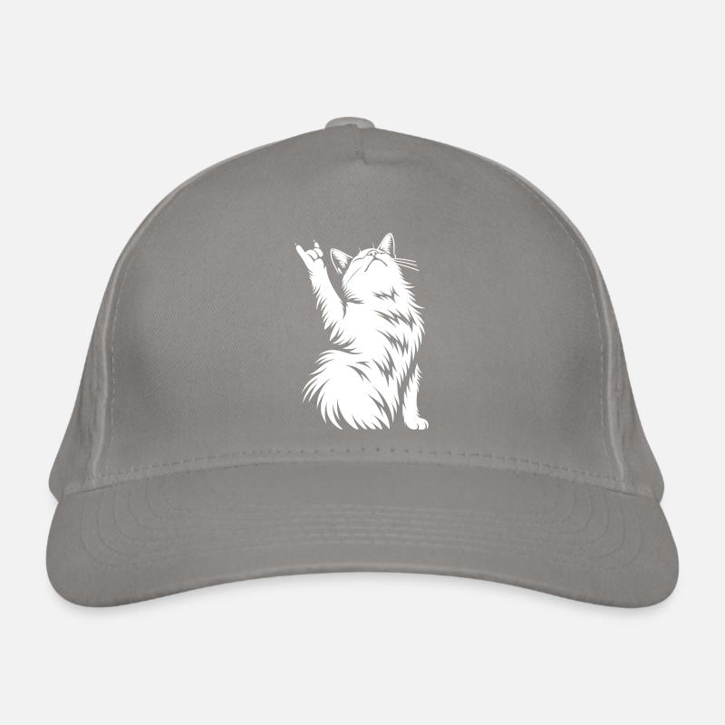 Chat Jupe – Silhouette de cornes de diable Casquette classique bio