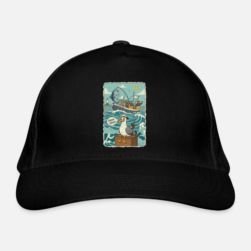 Deep Sea Anglers Organic Baseball Cap