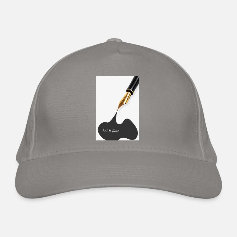 Laissez couler Créativité Motivation Écriture Casquette classique bio