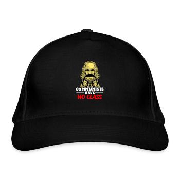 Kommunismus Lenin Marx Klassenkampf Sozial - Bio-Baseballkappe - Schwarz - Vorne