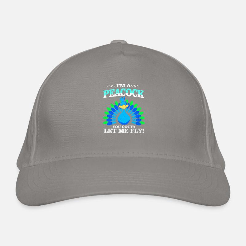 Pfau Bio-Baseballkappe