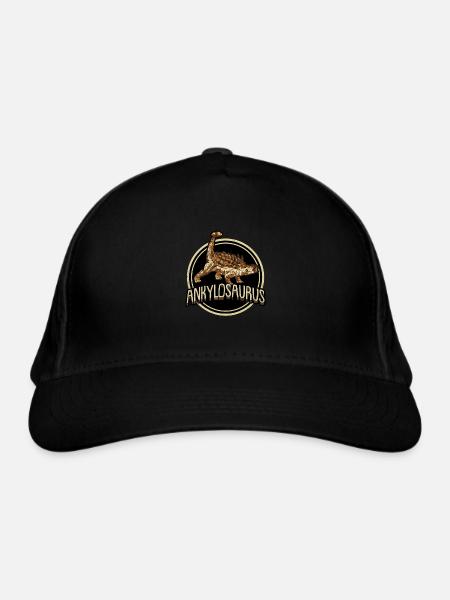 Ankylosaurus - Bio-Baseballkappe - Schwarz