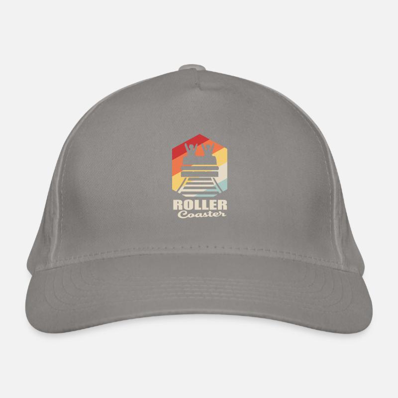 roller coaster Organic Baseball Cap