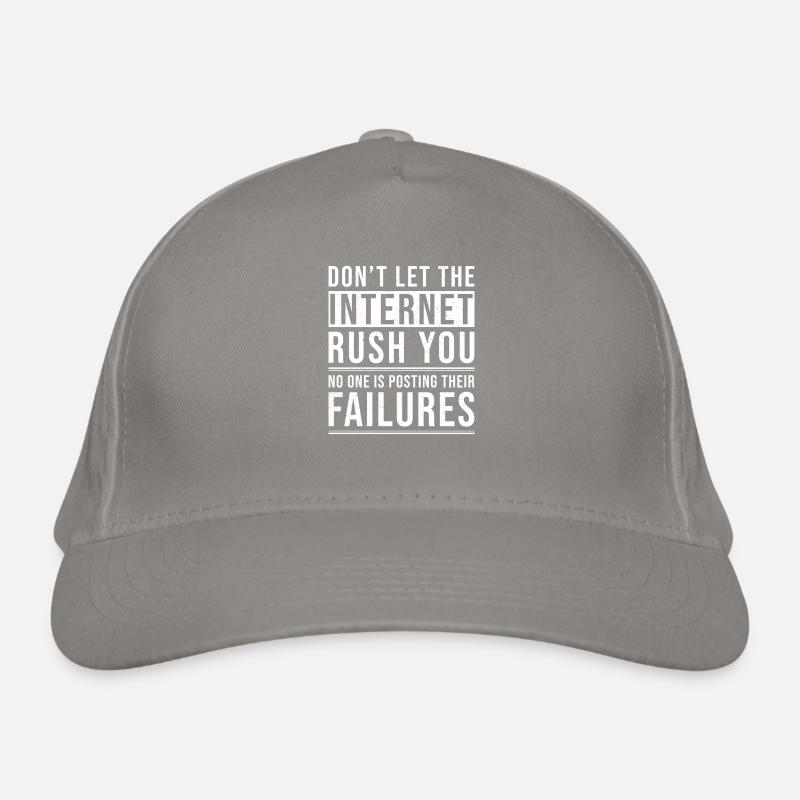 Inspiration citation Internet Casquette classique bio