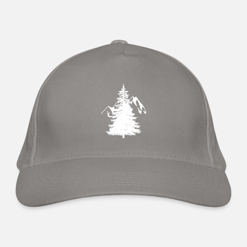 Fir Spruce Conifer Natural Mountains Mountain Alps Organic Baseball Cap
