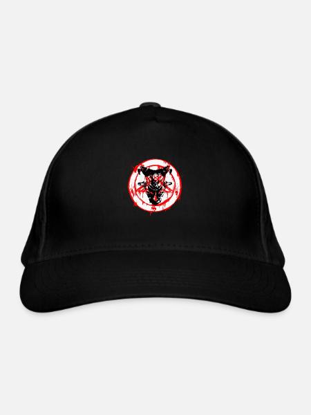 evil - Casquette classique bio - noir - Devant