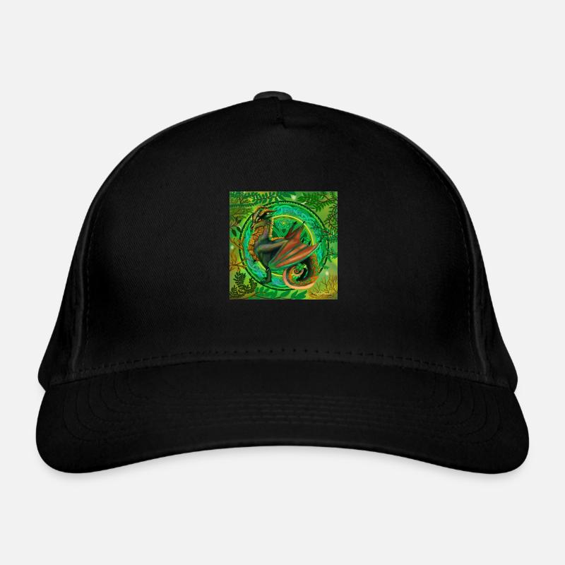 dragon vert forestier Casquette classique bio