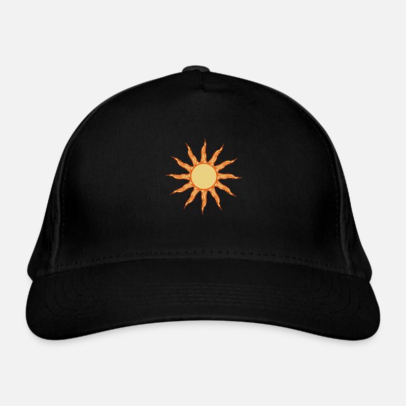 sun rays sun Organic Baseball Cap