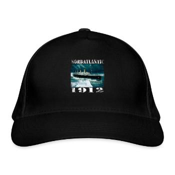 Atlantique nord 1912 - Casquette classique bio - noir - Devant