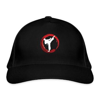 Karaté - Arts Martiaux - Casquette classique bio - noir - Devant