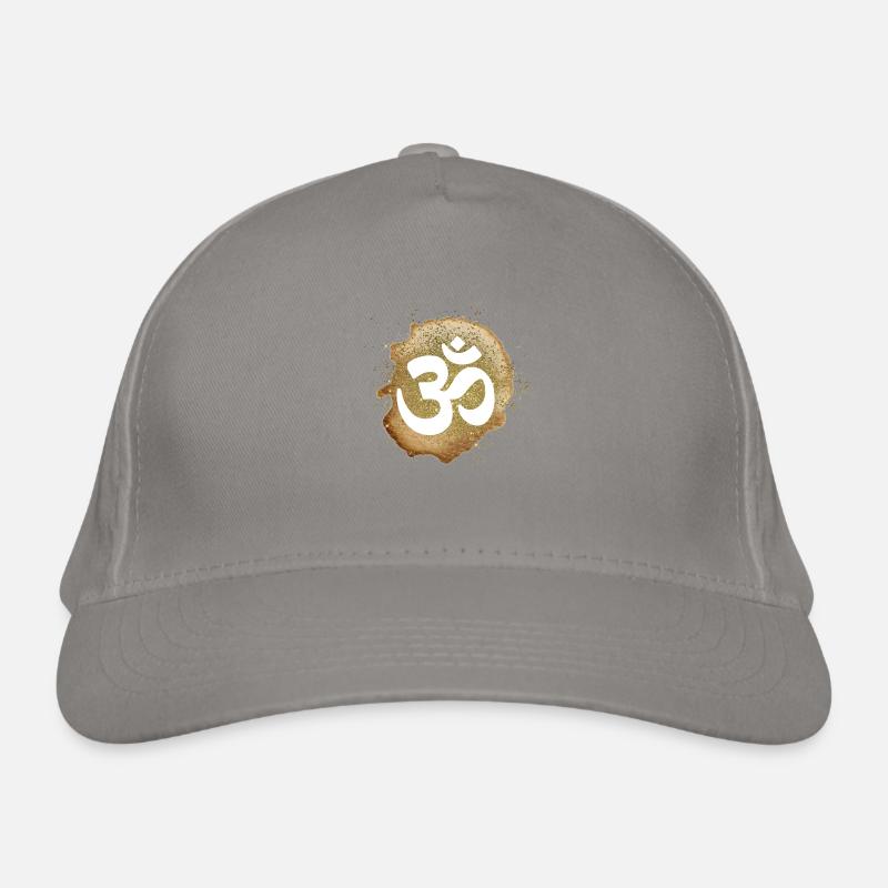 om zeichen gold erde elemente Bio-Baseballkappe
