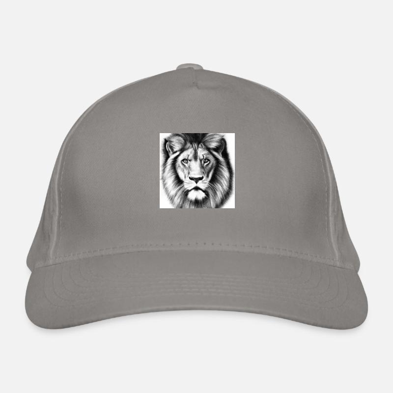 Gezeichneter Löwe Bio-Baseballkappe