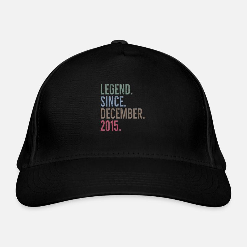 Legend Since December 2015 Organic Baseball Cap