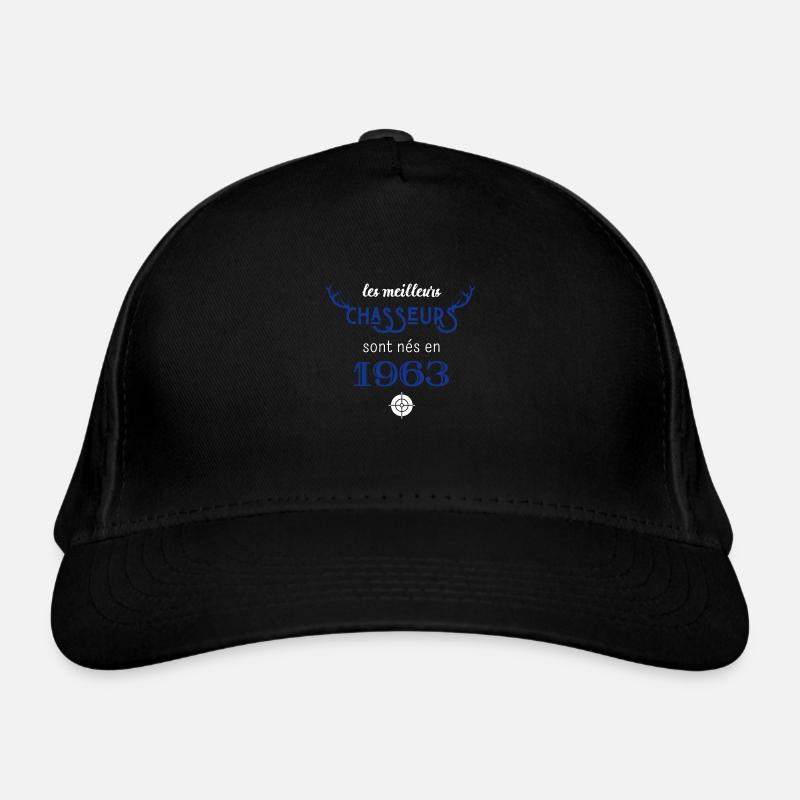 Anniversaire chasseur 1963 Casquette classique bio