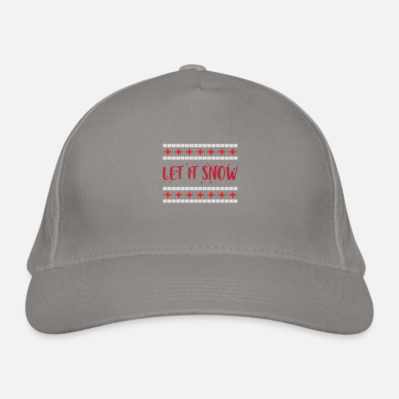Let it Snow Organic Baseball Cap
