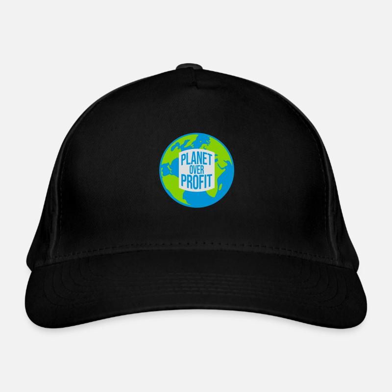 Planète sur le devis de profit Casquette classique bio