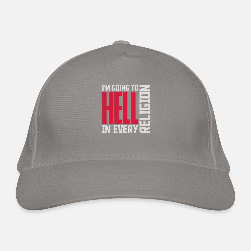 in going to hell Organic Baseball Cap