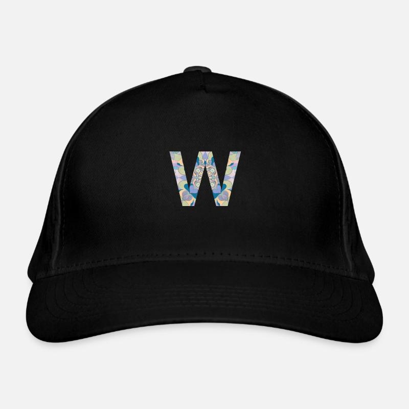 Lettre W en mandala Casquette classique bio