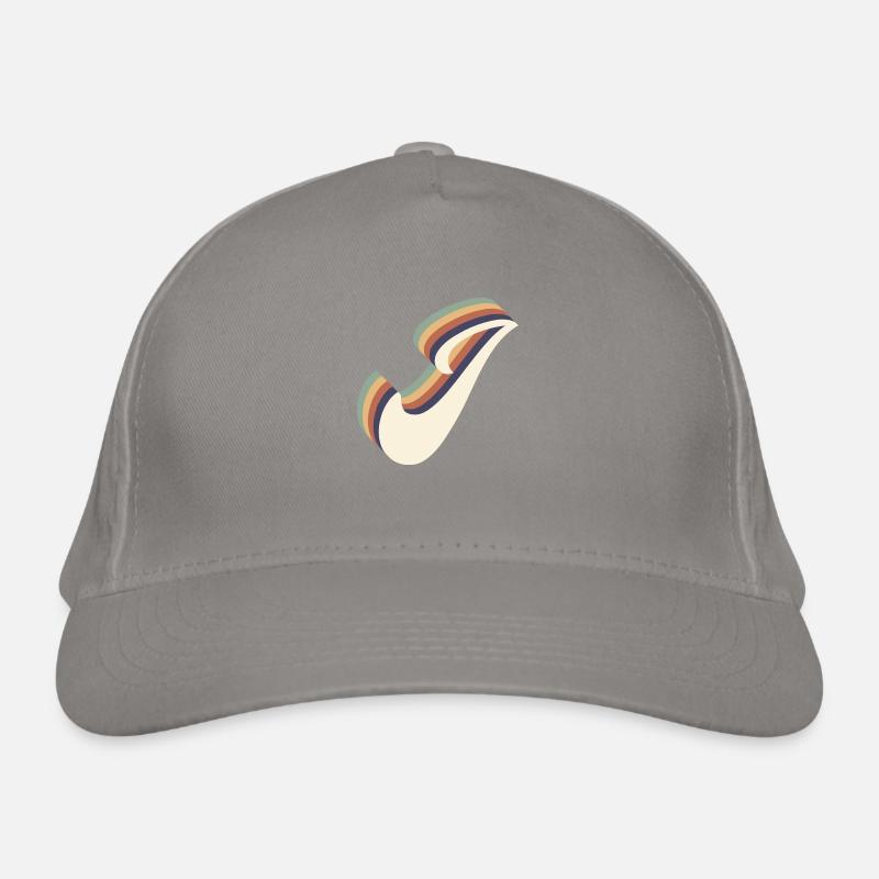 Buchstabe I Bio-Baseballkappe