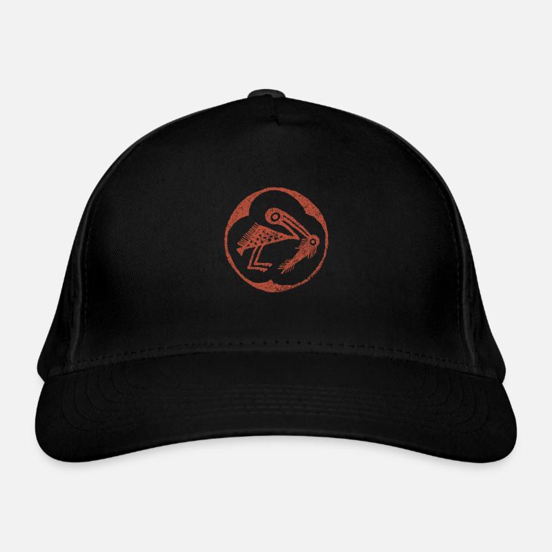 Grey heron Organic Baseball Cap